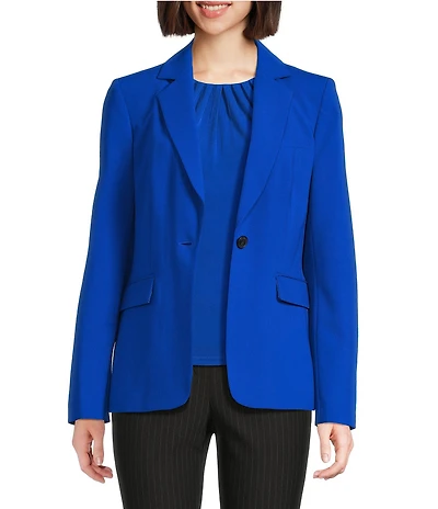 DKNY by Donna Karan Notch Lapel One-Button Jacket