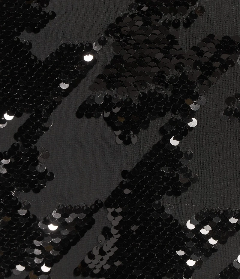 DKNY by Donna Karan Plus Size Sequin Houndstooth Short Sleeve Shift Dress