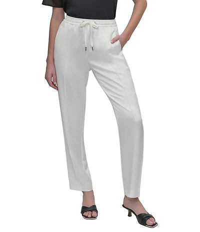 DKNY by Donna Karan Pull-On Side Stitch Track Pants