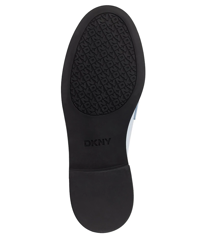 DKNY by Donna Karan Radisson Patent Logo Chain Hardware Loafers