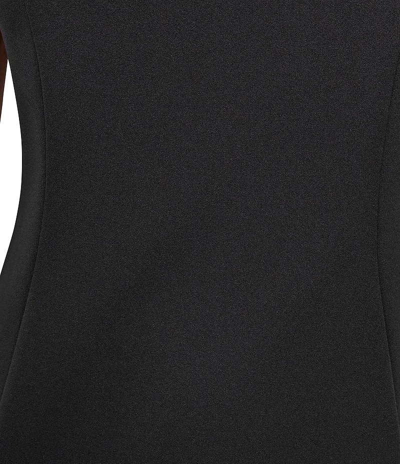 DKNY by Donna Karan Scuba Crepe Bubble Sleeve Sheath Dress