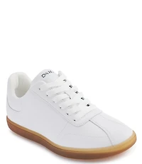 DKNY by Donna Karan Seacliff Leather Lace Up Sneakers
