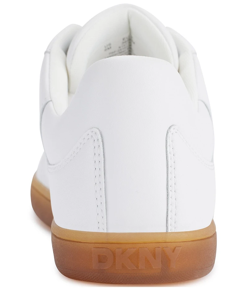 DKNY by Donna Karan Seacliff Leather Lace Up Sneakers