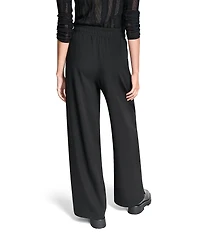 DKNY by Donna Karan Soho Ponte Wide Leg Pull On Pants
