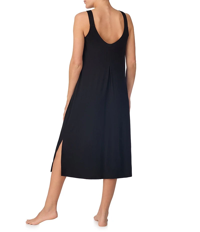 DKNY by Donna Karan Solid Sleeveless V-Neck Jersey Knit Chemise