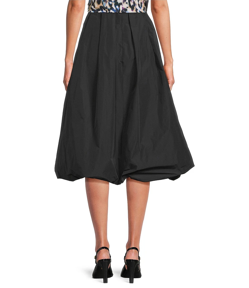 DKNY by Donna Karan Taffeta Bubble Midi Skirt