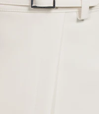 DKNY by Donna Karan Tech Tailored Belted A-Line Skirt