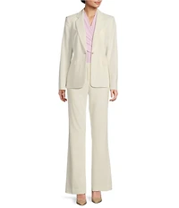 DKNY By Donna Karan V-Neck Side Ruched Short Sleeve Top