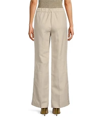 DKNY by Donna Karan Wide Leg Elastic Back Pants