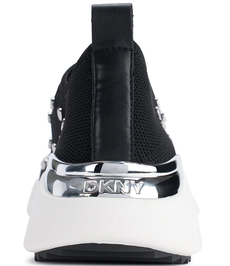 DKNY by Donna Karan Zamora Studded SlipOn Sneakers
