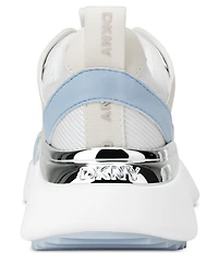 DKNY by Donna Karan Zofi Leather Logo Detail Sneakers