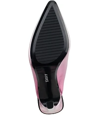 DKNY by Donna Karan Cadena Metallic Leather Ombre Dress Mules