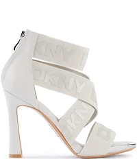 DKNY by Donna Karan Coda Signature Logo Ankle Strap Sandals