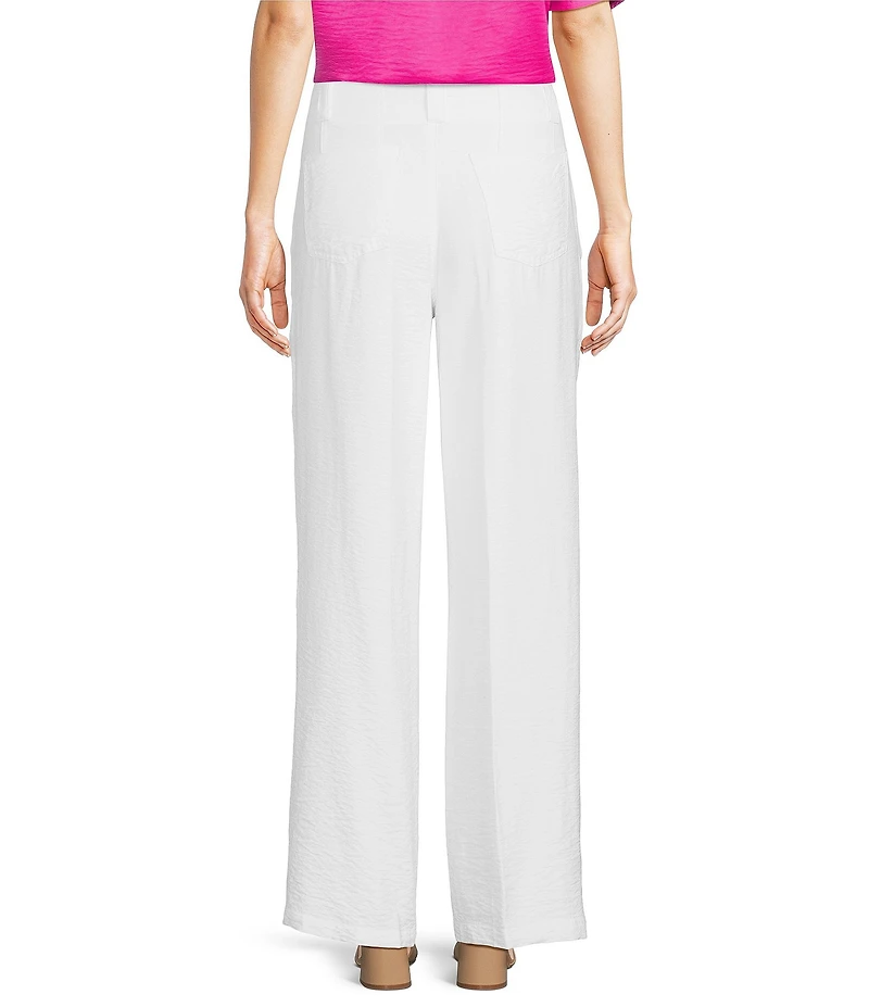 DKNY by Donna Karan Crinkle Dressing Straight Leg Pant