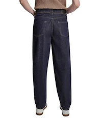 DKNY Jeans by Donna Karan Mid Rise Barrel Self-Tie Belt Jeans