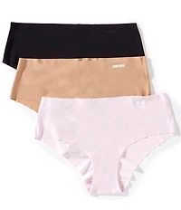 DKNY by Donna Karan Litewear Anywhere Hipster Mid Rise Seamless Panty 3-Pack