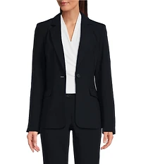 DKNY by Donna Karan Long Sleeve 1-Button Blazer