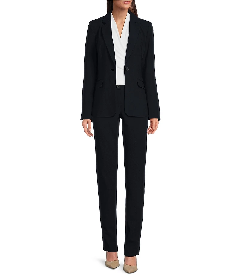 DKNY by Donna Karan Long Sleeve 1-Button Blazer