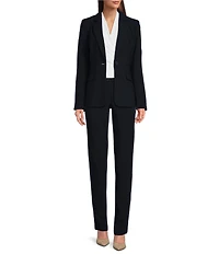 DKNY by Donna Karan Long Sleeve 1-Button Blazer