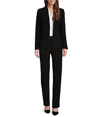 DKNY by Donna Karan Long Sleeve 1-Button Blazer