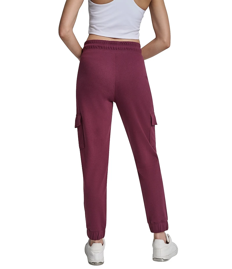 DKNY by Donna Karan Logo Slim Fit Cargo Pull-On Joggers