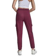 DKNY by Donna Karan Logo Slim Fit Cargo Pull-On Joggers