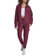 DKNY by Donna Karan Logo Slim Fit Cargo Pull-On Joggers