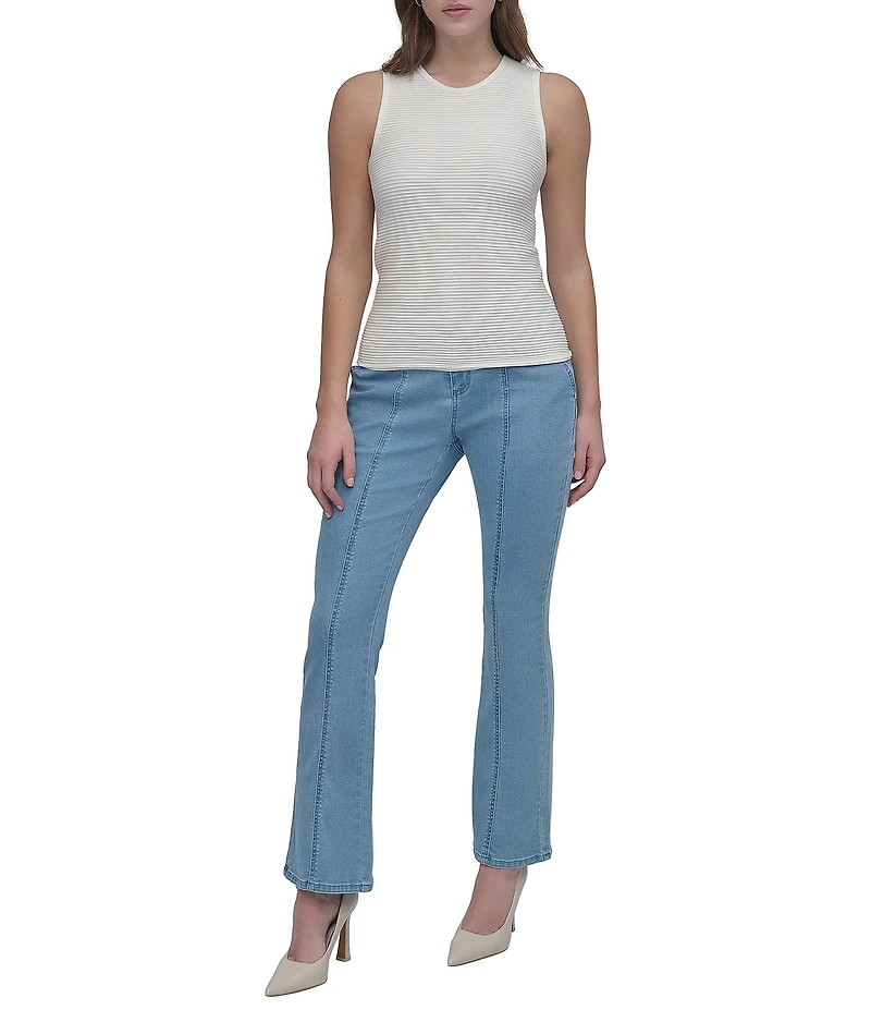 DKNY by Donna Karan Sleeveless Textured Knit Tank Top
