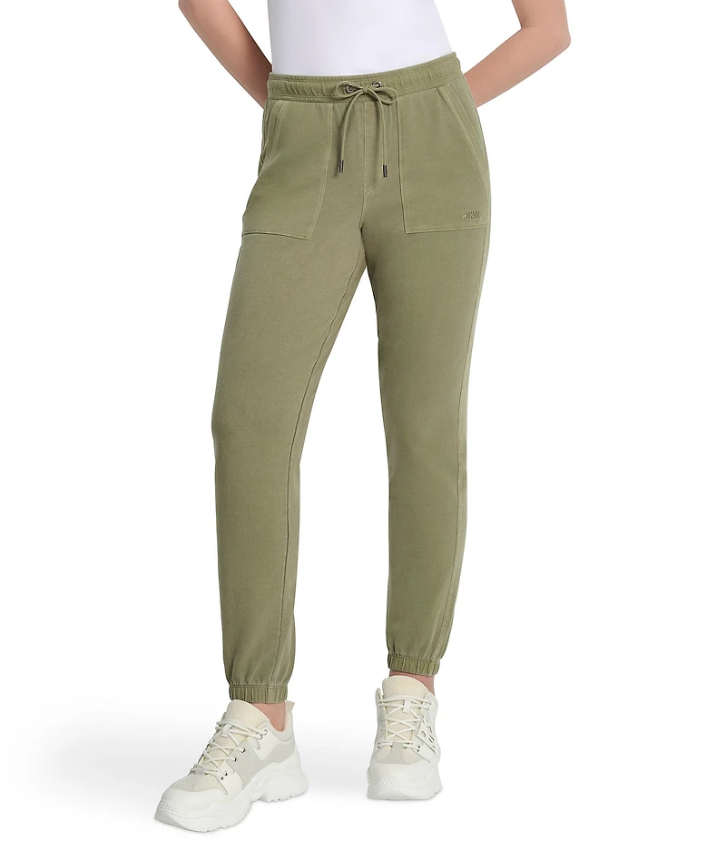 DKNY by Donna Karan Smocked Waistband Joggers