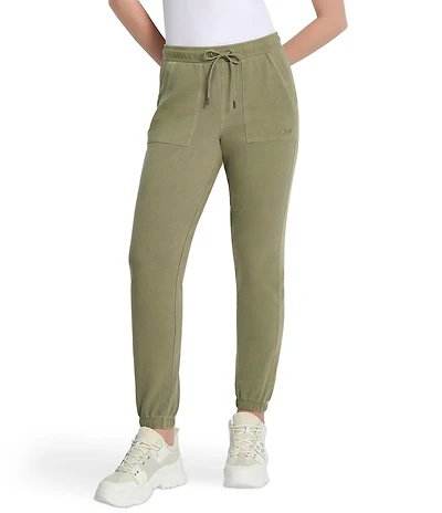 DKNY by Donna Karan Smocked Waistband Joggers