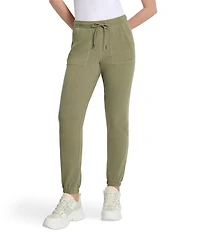 DKNY by Donna Karan Smocked Waistband Joggers