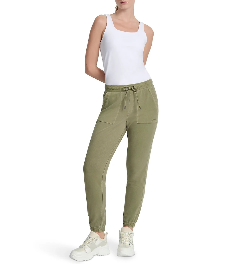 DKNY by Donna Karan Smocked Waistband Joggers
