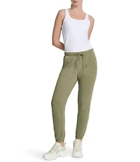 DKNY by Donna Karan Smocked Waistband Joggers