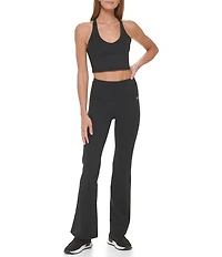 DKNY Sport by Donna Karan Balance High Waisted Flare Leg Leggings