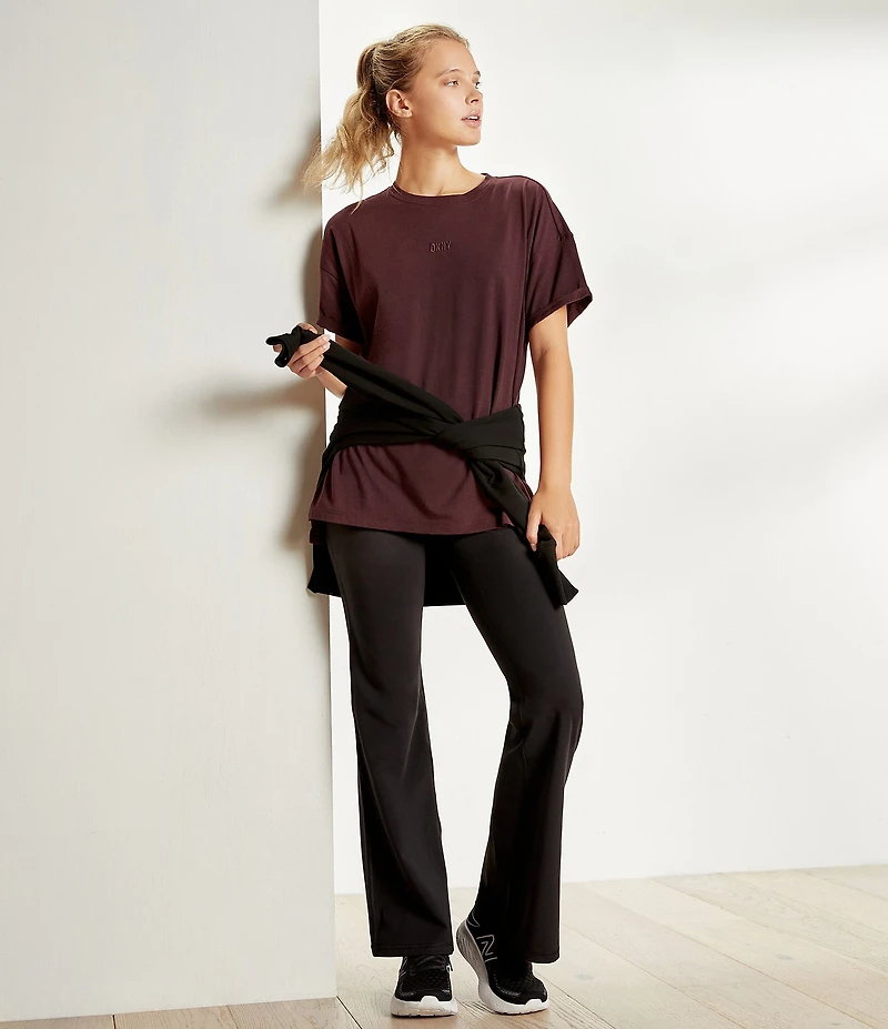 DKNY Sport by Donna Karan Balance High Waisted Flare Leg Leggings