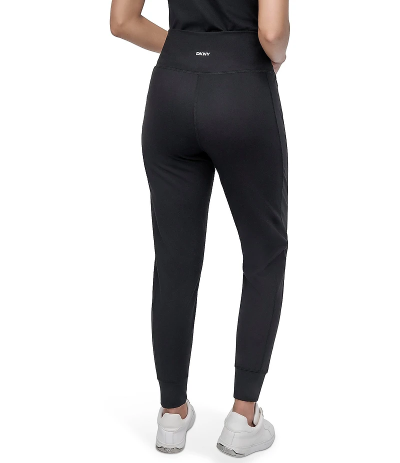 DKNY Sport by Donna Karan Ballance Compression Locking Zipper Pockets Pull-On Joggers