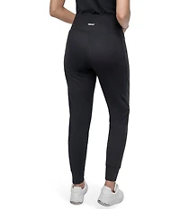 DKNY Sport by Donna Karan Ballance Compression Locking Zipper Pockets Pull-On Joggers