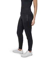 DKNY Sport by Donna Karan Ballance Compression Locking Zipper Pockets Pull-On Joggers