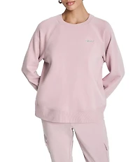DKNY Sport by Donna Karan Bubble Logo Crew Neck Long Sleeve Pullover
