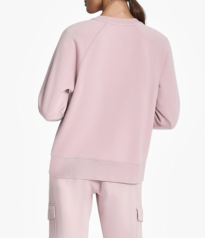 DKNY Sport by Donna Karan Bubble Logo Crew Neck Long Sleeve Pullover