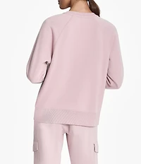 DKNY Sport by Donna Karan Bubble Logo Crew Neck Long Sleeve Pullover