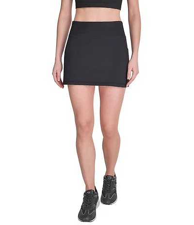 DKNY Sport by Donna Karan Coordinating Sueded Compression Super High Waist Skort