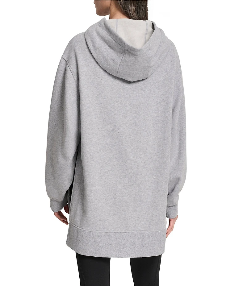 DKNY Sport by Donna Karan French Terry Oversized Long Sleeve Hoodie