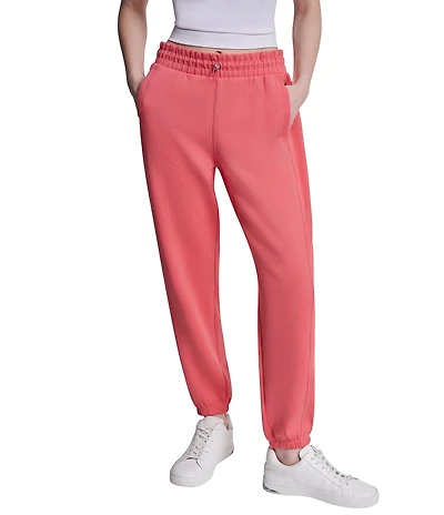 DKNY Sport by Donna Karan Coordinating Highline Ribbed Mid Rise Joggers