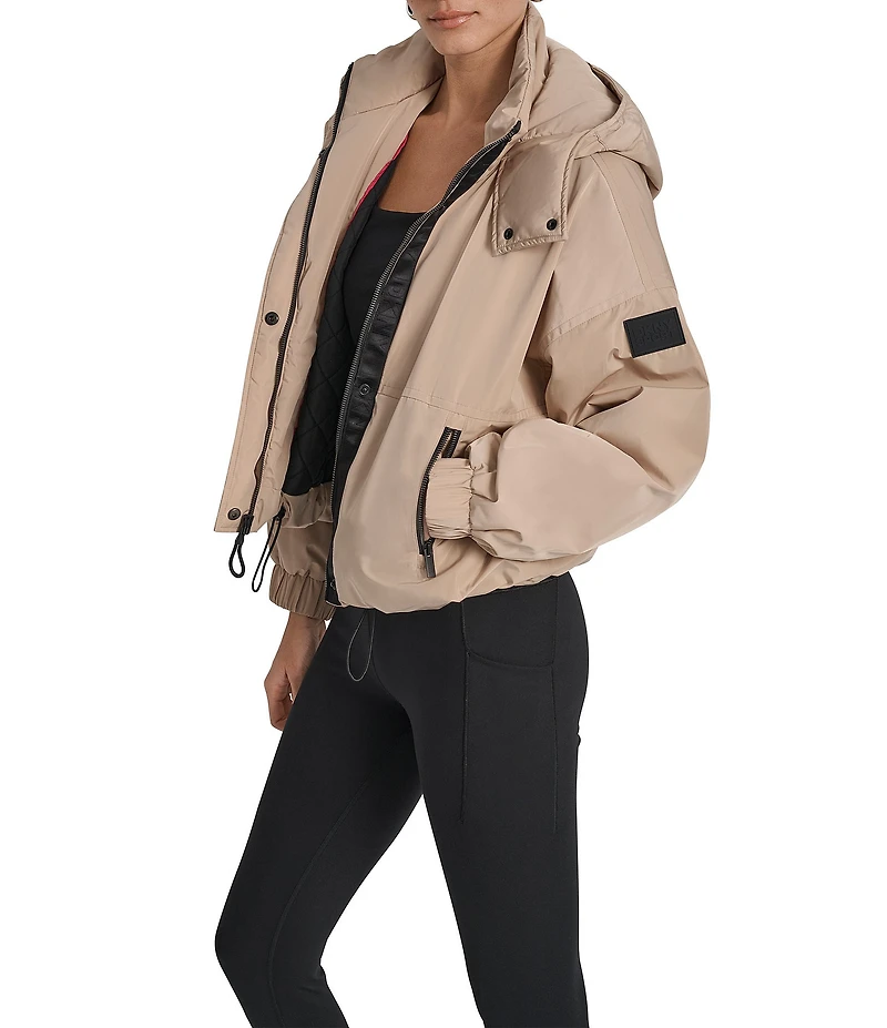 DKNY Sport by Donna Karan Hooded Oversized Jacket