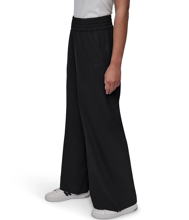 DKNY Sport by Donna Karan Hudson Stretch High Rise Wide Leg Pants
