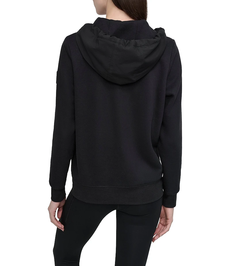 DKNY Sport by Donna Karan Lightweight Hybrid Full Zip Jacket