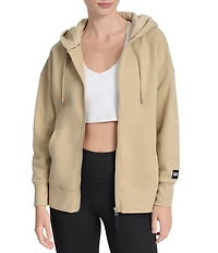 DKNY Sport by Donna Karan Oversized Full Zip Jacket Hoodie