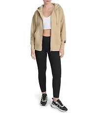 DKNY Sport by Donna Karan Oversized Full Zip Jacket Hoodie