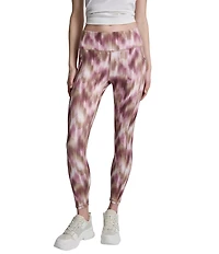DKNY Sport by Donna Karan Printed Interlock High Waist 7/8 Fitness Leggings